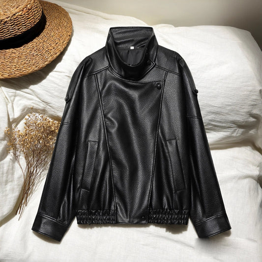 Blouson Cuir Noir Premium